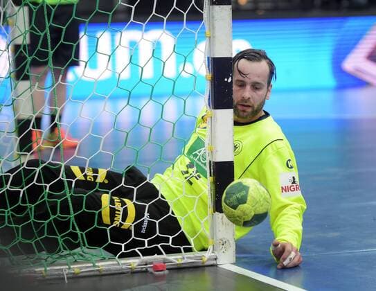 GER Goalkeeper Silvio Heinevetter playing Germany GER vs Serbia SRB Handball Laenderspiel EHF Testspiel 04 04 2018 Leipzig Copyright: xEIBNER ChristianxModlax EP_CMA