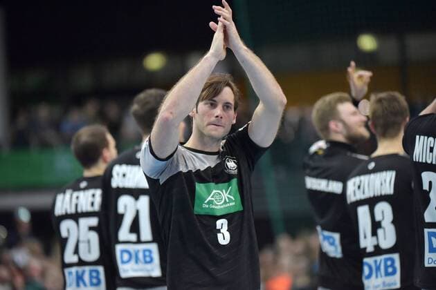 Uwe Gensheimer GER 3 after the match Germany GER vs Serbia SRB Handball Laenderspiel EHF Testspiel 04 04 2018 Leipzig Copyright: xEIBNER ChristianxModlax EP_CMA