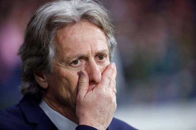Sporting s head coach Jorge Jesus reacts during a UEFA Europa League quarter final first leg soccer match between Atletico Madrid and Sporting CP at Wanda Metropolitano stadium in Madrid, Spain, 05 April 2018. Atletico Madrid vs Sporting CP !ACHTUNG: NUR REDAKTIONELLE NUTZUNG!  Copyright: xJuanJoxMartínx GRAF6919 20180405-636585598426889983