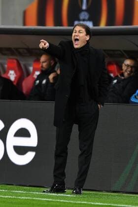 Soccer Mens Season 2017 2018 Europa League Quarter-Finals First leg RB Leipzig Olympique Marseille Head Coach Rudi Garcia Olympique Marseille 05 04 2018 Copyright: xMatthiasxKochx