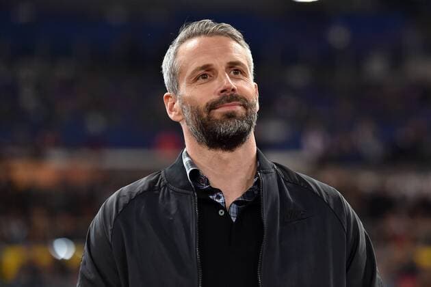 Marco Rose coach Salzburg Roma 05-04-2018 Stadio Olimpico Football Calcio Europa League 2017 2018 Lazio - Salzburg Lazio - Salisburgo Foto Andrea Staccioli Insidefoto andreaxstaccioli