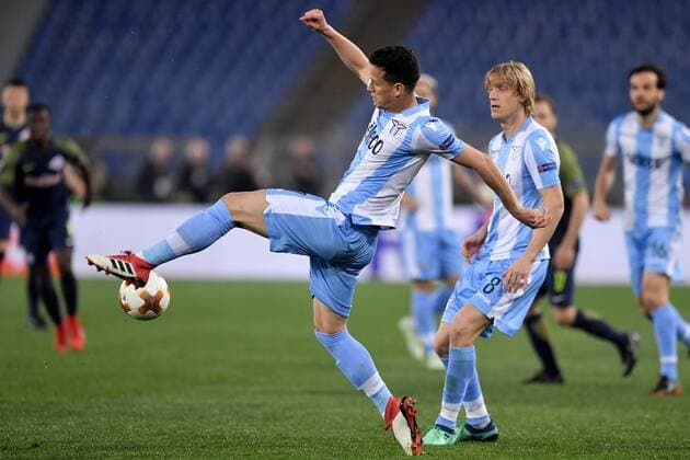 Luis Felipe Lazio Roma 05-04-2018 Stadio Olimpico Football Calcio Europa League 2017 2018 Lazio - Salzburg Lazio - Salisburgo Foto Antonietta Baldassarre Insidefoto AntoxBalda