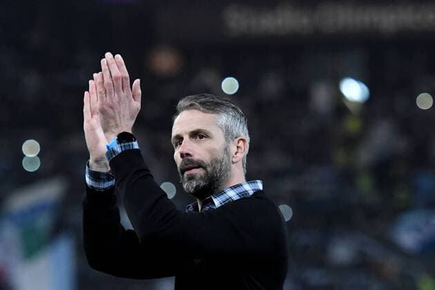 Marco Rose coach Salzburg Roma 05-04-2018 Stadio Olimpico Football Calcio Europa League 2017 2018 Lazio - Salzburg Lazio - Salisburgo Foto Andrea Staccioli Insidefoto andreaxstaccioli