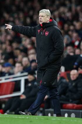 Manager of Arsenal Arsene Wenger during the UEFA Europa League Quarter-Final 1st leg match at the Emirates Stadium, London. Picture date 5th April 2018. Picture credit should read: Charlie Forgham-Bailey Sportimage EDITORIAL USE ONLY. No use with unauthorised audio, video, data, fixture lists, club league logos or live services. Online in-match use limited to 120 images, no video emulation. No use in betting, games or single club league player publications.