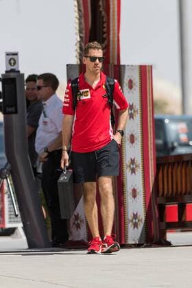 Sebastian Vettel Scuderia Ferrari Grand Prix of Bahrain 2018 Free Practice 07 04 18 Photo Illmann Eibner Sachir Copyright: xEIBNER Illmannx EP_EER