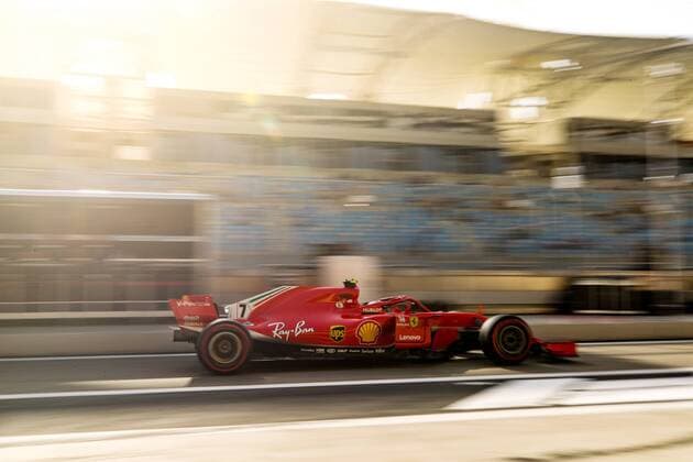 Kimi Raikkoenen Scuderia Ferrari Grand Prix of Bahrain 2018 Free Practice 07 04 18 Photo Illmann Eibner Sachir Copyright: xEIBNER Illmannx EP_EER
