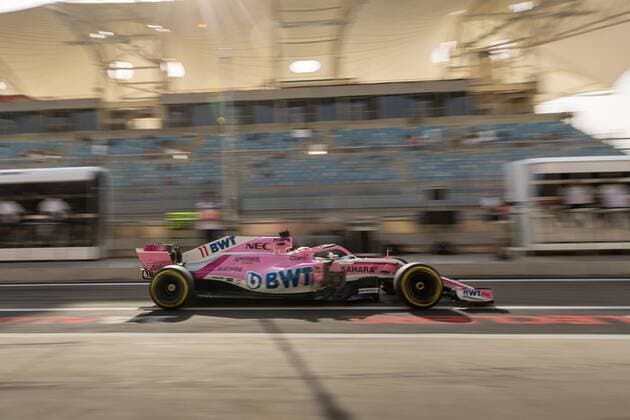 Sergio Perez Sahara Force India F1 Team Bahrain Grand Prix 2018 Free Practice 07 04 18 Photo Illmann Eibner Sachir Copyright: xEIBNER Illmannx EP_EER