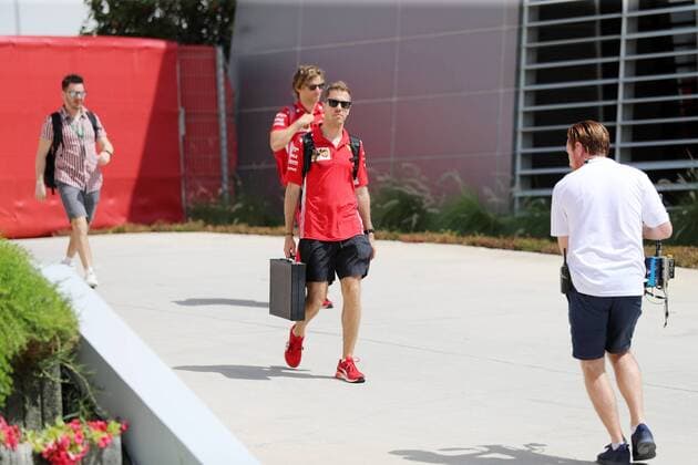 Sebastian Vettel Scuderia Ferrari Grand Prix of Bahrain 2018 Free Practice 07 04 18 Photo Illmann Eibner Sachir Copyright: xEIBNER Illmannx EP_EER