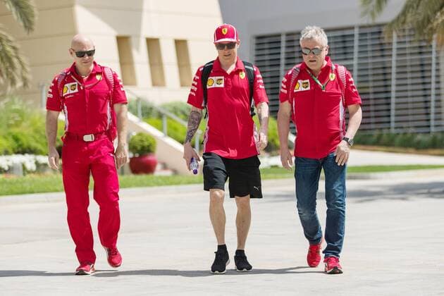 Kimi Raikkoenen Scuderia Ferrari Grand Prix of Bahrain 2018 Free Practice 07 04 18 Photo Illmann Eibner Sachir Copyright: xEIBNER Illmannx EP_EER