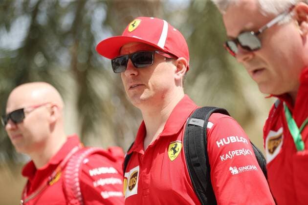 Kimi Raikkoenen Scuderia Ferrari Grand Prix of Bahrain 2018 Free Practice 07 04 18 Photo Illmann Eibner Sachir Copyright: xEIBNER Illmannx EP_EER