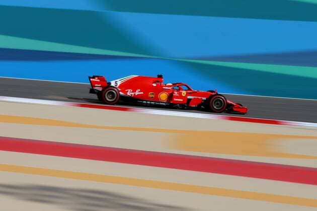 Motorsports: FIA Formula One World Championship WM Weltmeisterschaft 2018, Grand Prix of Bahrain, , 5 Sebastian Vettel (GER, Scuderia Ferrari) Sakhir Bahrain