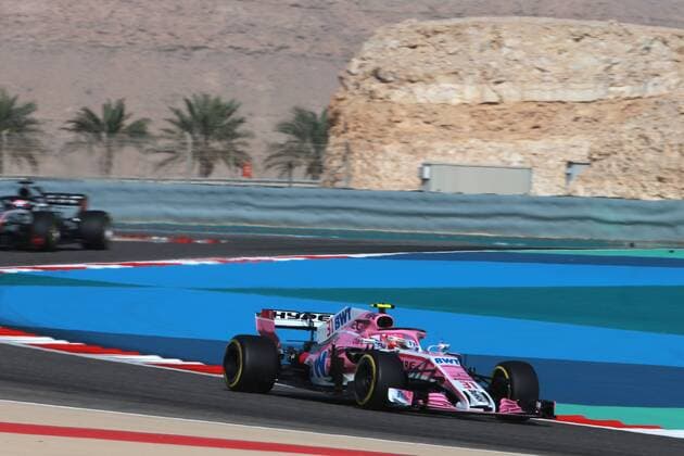 Motorsports: FIA Formula One World Championship WM Weltmeisterschaft 2018, Grand Prix of Bahrain, 31 Esteban Ocon (Sahara Force India F1 Team) Sakhir Bahrain