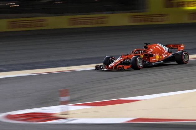 Sebastian Vettel Scuderia Ferrari Grand Prix of Bahrain 2018 Qualifying 07 04 18 Photo Illmann Eibner Sachir Copyright: xEIBNER Illmannx EP_EER