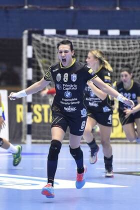 April 6, 2018 - Bucharest, Romania - CSM Bucharest s Cristina Neagu during CSM Bucharest v Metz Handball - EHF Women s Champions League Quarter Final, Polyvalent Hall, Bucharest, Romania, 06 April 2018. CSM Bucharest v Metz Handball - EHF Women s Champions League Quarter Final  - ZUMAn230 20180406_zaa_n230_993 Copyright: xAlexxNicodimx
