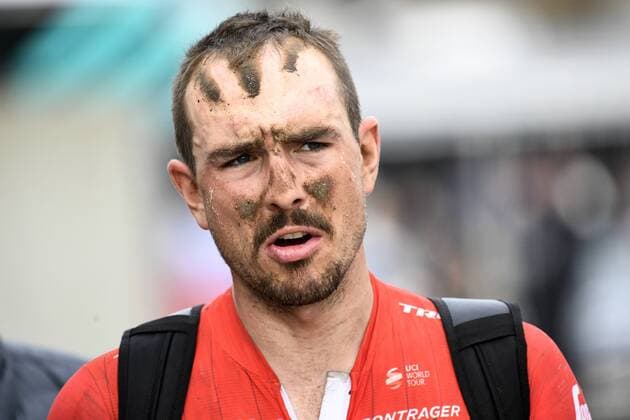 Bilder des Tages - SPORT German John Degenkolb of Trek-Segafredo pictured after the 116th edition of the Paris-Roubaix one day cycling race, from Compiegne, near Paris to Roubaix. YORICKxJANSENS  x05326172x