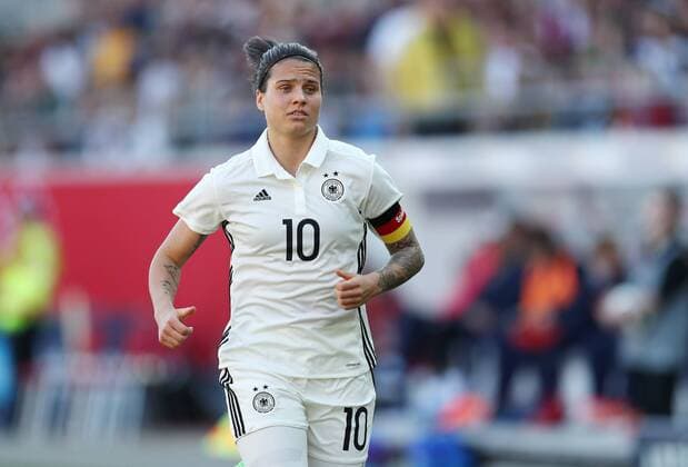 Germany Czech Republic Soccer Women Halle S 07 04 2018 Erdgas Sportpark Soccer WC Qualification BR Germany GER vs Czech Republic CZE 4 0 2 0 Pictured