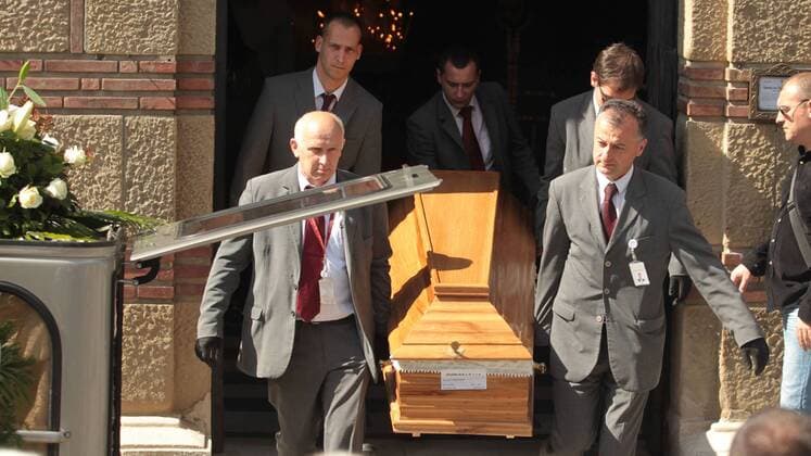10.04.2018 Belgrade(Serbia) Men s handball New cemetery funeral of Branislav Pokrajac ex handball player and coach of Yugoslavia,Porto,Sporting. : 