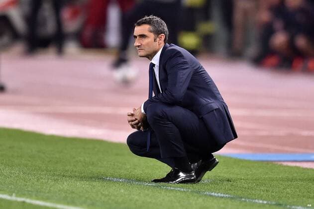 Bilder des Tages - SPORT Ernesto Valverde, Barcelona coach Roma 10-04-2018 Stadio Olimpico Champions League, Quarti di Finale. AS Roma - Barcellona AS Roma - Barcelona Foto Antonietta Baldassarre Insidefoto AntoxBaldassarre