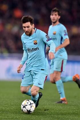 Lionel Messi Barcelona Roma 10-04-2018 Stadio Olimpico Champions League, Quarti di Finale. AS Roma - Barcellona AS Roma - Barcelona Foto Antonietta Baldassarre Insidefoto AntoxBaldassarre