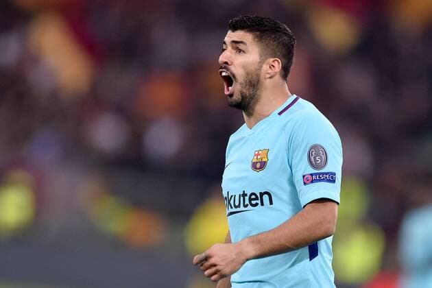 Luis Suarez Barcelona Roma 10-04-2018 Stadio Olimpico Champions League, Quarti di Finale. AS Roma - Barcellona AS Roma - Barcelona Foto Antonietta Baldassarre Insidefoto AntoxBaldassarre