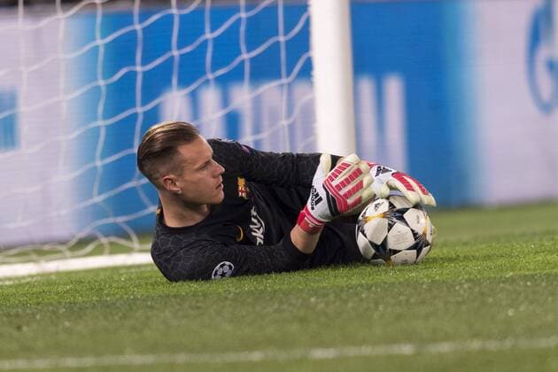 Fußball, CL, AS Rom - FC Barcelona Marc-Andre ter Stegen of Barcelona during the Uefa Champions League Quarter-finals , 2st leg, match between Roma 3-0 Barcelona at Olimpic Stadium on April 10, 2018 in Roma, Italy. Noxthirdxpartyxsales  (75891711)