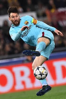 Fußball, CL, AS Rom - FC Barcelona Champions League Rome vs Barcelona -Rome 10-Apr-2018 In the picture Lionel Messi Photo Photographer01  Copyright: xFotografo01x xIPAx xFotografo01x