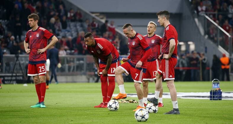 UEFA Champions League FC Bayern Munich Sevilla FC quarter-finals Relegation Quarter Finals 2nd leg 11 04 2018 in the Allianz Arena Season 2017 18 xmdx Franck RIBERY 7 Bayern Munich Muenchen FC Bayern Muenchen Sevilla FC