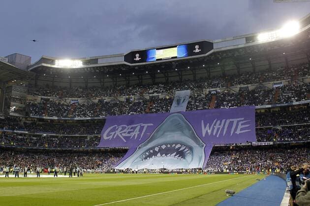 Bilder des Tages - SPORT Soccer match between Real Madrid and Juventus, second leg of quarter finals of the Champions League 2017 2018, held at the Santiago Bernabeu stadium, in Madrid. (Photo: Jose Cuesta 261 Cordon Press).  xJosexLuisxCuestax xx