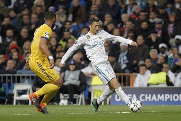 Soccer match between Real Madrid and Juventus, second leg of quarter finals of the Champions League 2017 2018, held at the Santiago Bernabeu stadium, in Madrid. (Photo: Jose Cuesta 261 Cordon Press). Cristiano Ronaldo  xJosexLuisxCuestax xx