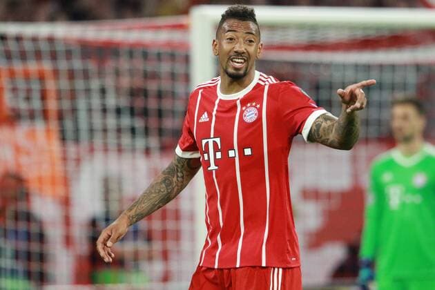 Jerome Boateng FC Bayern gestures Soccer UEFA Champions League FC Bayern Munich Sevilla FC 11 04 2018