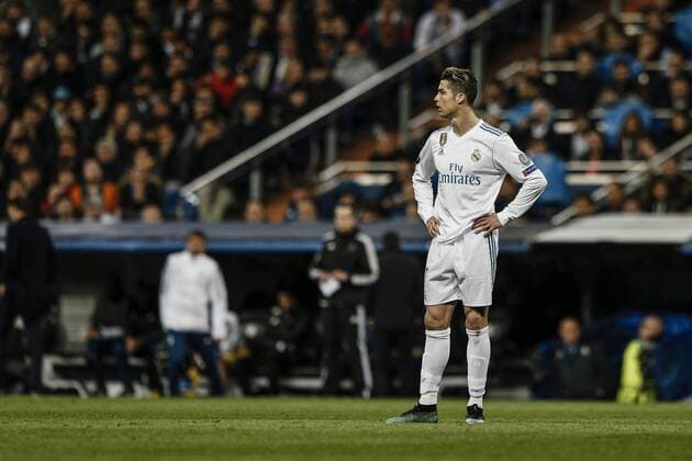 11th April 2018, Santiago Bernabeu, Madrid, Spain; UEFA Champions League football, quarter final, second leg, Real Madrid versus Juventus; Cristiano Ronaldo (Real Madrid) in action during the match  ActionPlus12012191