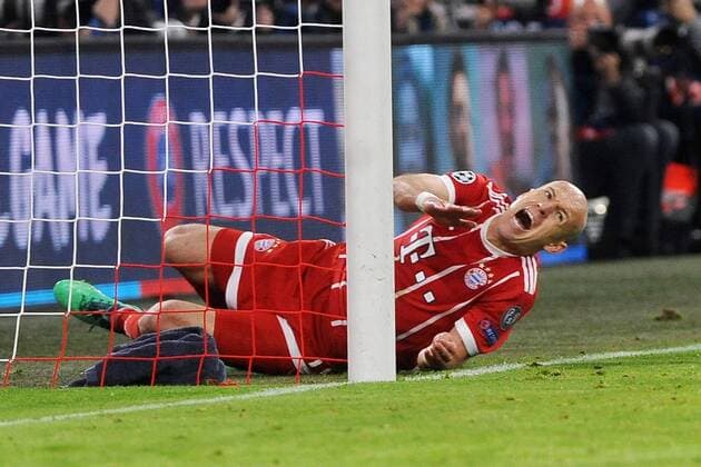 Arjen Robben FC Bayern Muenchen at the CL match between FC Bayern Muenchen and FC Sevilla 11 04 2018 Muenchen Copyright: xStuetzle xEibner-Pressefotox EP_EER