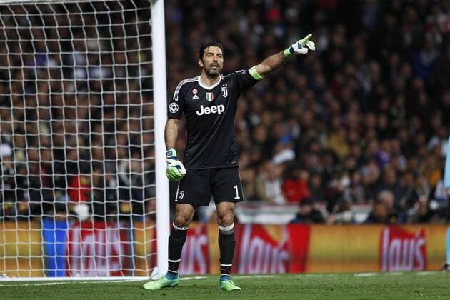 Gianluigi Buffon (Juventus), APRIL 11, 2018 - Football Soccer : UEFA Champions League Quarter-finals 2nd leg match between Real Madrid 1-3 Juventus FC at Estadio Santiago Bernabeu in Madrid, Spain. Noxthirdxpartyxsales  (75948626)