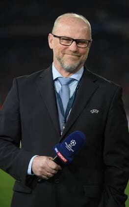 11 04 2018 Football UEFA Champions League Season 2017 2018 Quarter-finals FC Bayern Muenchen FC Sevilla 0 0 as Schaaf is UEFAs technical watcher in the Sky Sport interview Team2