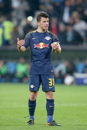 Diego Demme RB Leipzig 31 after the 2 1 Olympique Marseille vs RB Leipzig UEFA Europa League quarter-final match football 12 04 2018 Marseille Copyright: xLanger Eibner-Pressefotox EP_HLR
