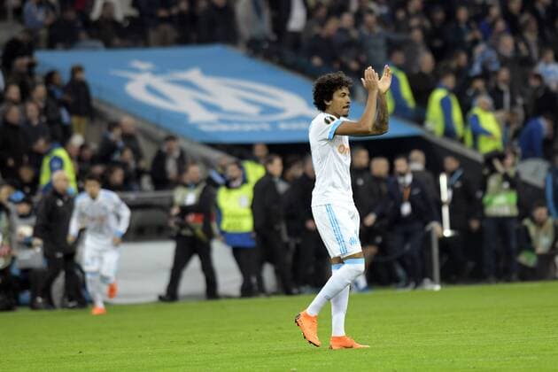 Luiz Gustavo (OM) FOOTBALL : Marseille vs RB Liepzig - Europa League - 12 04 2018 FranckPennant Panoramic 