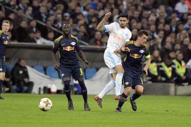 Sanson (OM) FOOTBALL : Marseille vs RB Liepzig - Europa League - 12 04 2018 FranckPennant Panoramic 