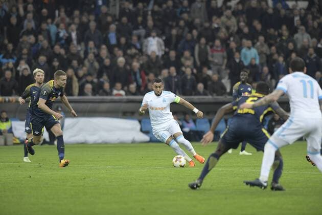Payet (OM) FOOTBALL : Marseille vs RB Liepzig - Europa League - 12 04 2018 FranckPennant Panoramic 