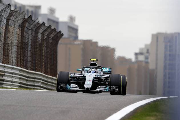 Shanghai: Motorsports: Formula 1 2018 Heineken Chinese Grand Prix Chinese Formula One Grand Prix Shanghai Circuit April 08, 2018 in Shanghai, China. 77 Valtteri Bottas (FIN, Mercedes AMG Petronas), Shanghai China