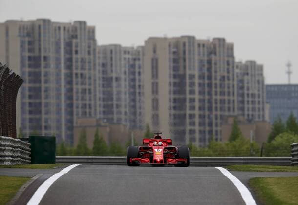 Shanghai: Motorsports: Formula 1 2018 Heineken Chinese Grand Prix Chinese Formula One Grand Prix Shanghai Circuit April 08, 2018 in Shanghai, China. , 5 Sebastian Vettel (GER, Scuderia Ferrari) Shanghai China