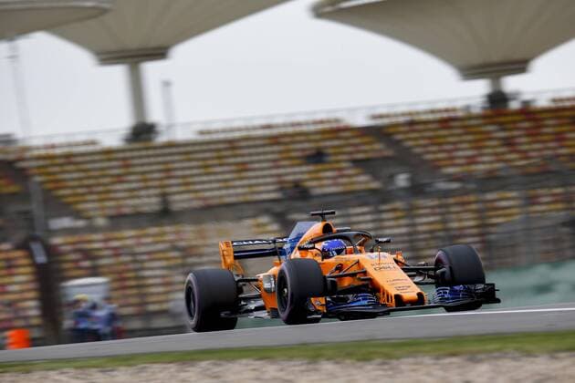 Shanghai: Motorsports: Formula 1 2018 Heineken Chinese Grand Prix Chinese Formula One Grand Prix Shanghai Circuit April 08, 2018 in Shanghai, China. 14 Fernando Alonso (ESP, McLaren-Renault), Shanghai China