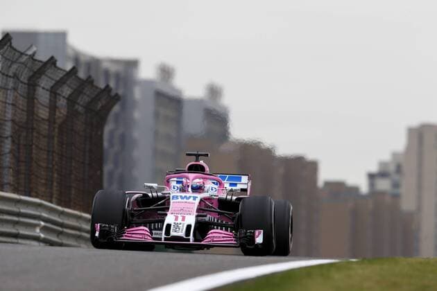Shanghai: Motorsports: Formula 1 2018 Heineken Chinese Grand Prix Chinese Formula One Grand Prix Shanghai Circuit April 08, 2018 in Shanghai, China. 11 Sergio Perez (MEX, Sahara Force India F1 Team), Shanghai China