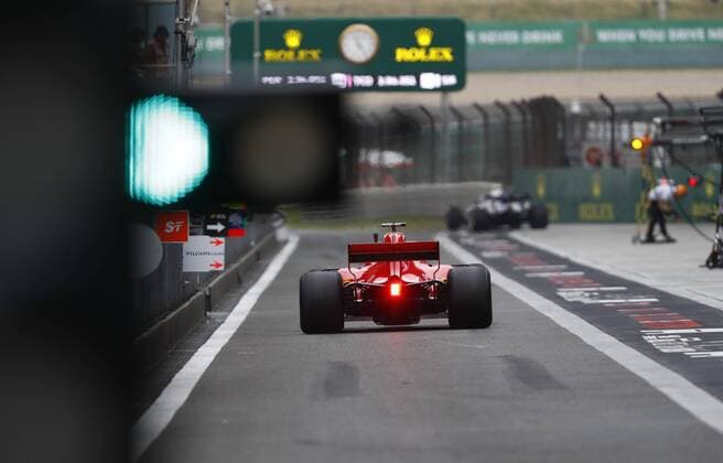 Shanghai: Motorsports: Formula 1 2018 Heineken Chinese Grand Prix Chinese Formula One Grand Prix Shanghai Circuit April 08, 2018 in Shanghai, China. , 5 Sebastian Vettel (GER, Scuderia Ferrari) Shanghai China