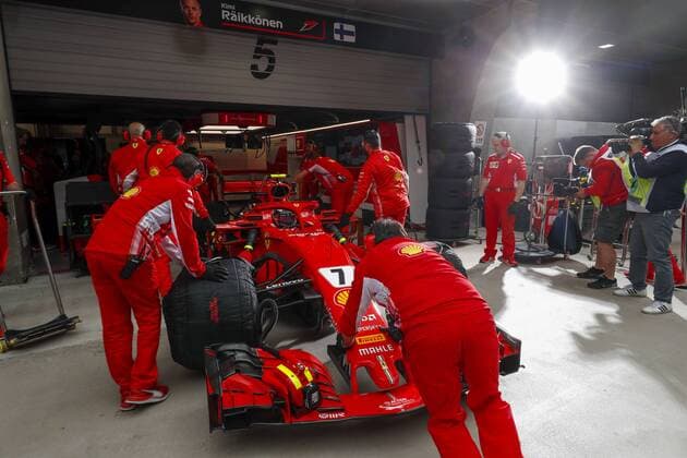 Shanghai: Motorsports: Formula 1 2018 Heineken Chinese Grand Prix Chinese Formula One Grand Prix Shanghai Circuit April 08, 2018 in Shanghai, China. 7 Kimi Raikkonen (FIN, Scuderia Ferrari), Shanghai China