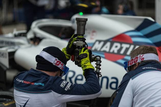 Williams Mechanic Pit Stop Grand Prix of China 2018 Race Motorsport Formula 1 14 04 2018 Shanghai Copyright: xIllman Eibner-Pressefotox EP_EER