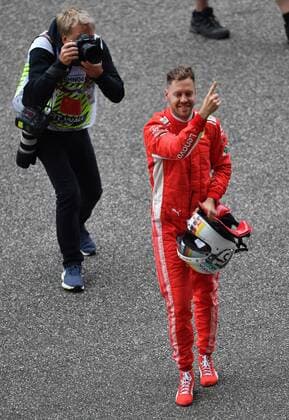 Sebastian Vettel Scuderia Ferrari formula 1 China GP in Shanghai 14 04 2018 Photo mspb Jerry Andre Sebastian Vettel formula 1 GP China 2018