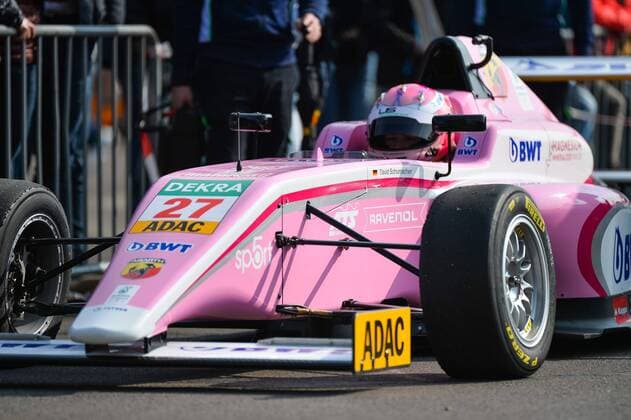 David Schumacher No. 27 Germany US Racing CHRS Son of former Formula 1 driver Ralf Schumacher and nephew of record world champion Michael Schumacher Oschersleben Germany 14 04 2018 Motorsport ADAC Formula 4 xklx