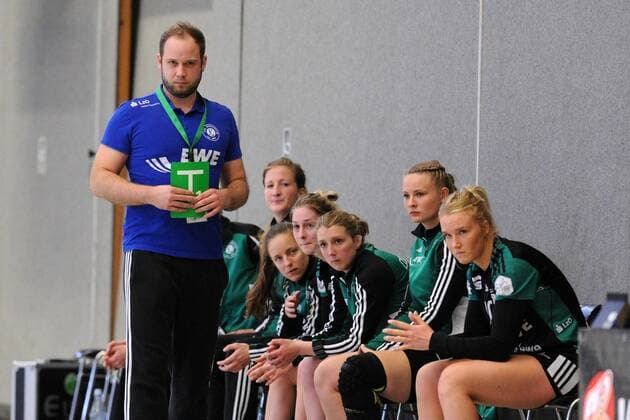 Nils Boetel Manager VfL Oldenburg Handball 1 Bundesliga Women HSG Bad Wildungen Vipers vs VfL Oldenburg 14 04 2018 Bad Wildungen Copyright: xSippel xEibner-Pressefotox EP_rsl