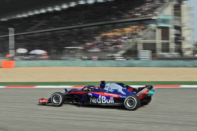 Brendon Hartley Scuderia Toro Rosso with his car on the track Grand Prix of China 2018 race Motorsport Formula 1 15 04 2018 Shanghai Copyright: xIllman Eibner-Pressefotox EP_ANS