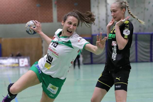 Iris Guberinic FRESH ON Women GER 1 League Handball Women BVB Dortmund FAG Goeppingen Dortmund Copyright: xEIBNER Wolfgang_Stummbilligx EP_EER